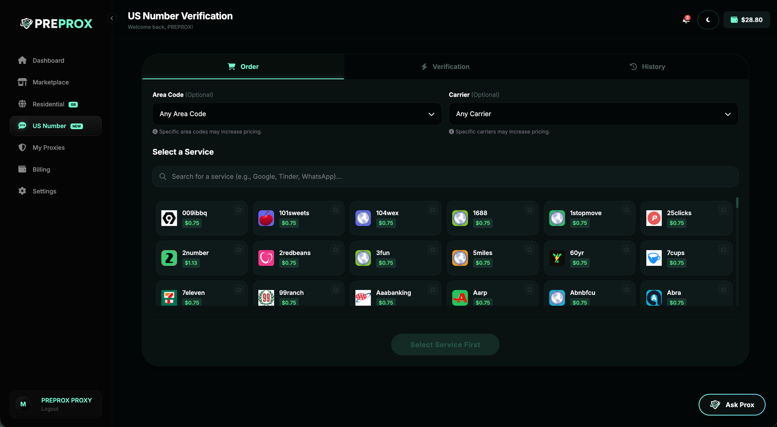 SMS Verification Platform